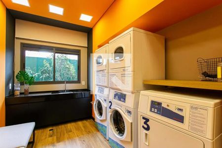 Studio para alugar com 23m², 1 quarto e sem vaga Studio para alugar com 23m², 1 quarto e sem vagaÁrea comum - Lavanderia