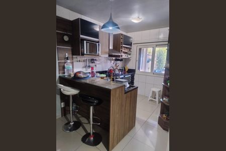 Cozinha de casa para alugar com 2 quartos, 110m² em Santa Cruz, Gravataí