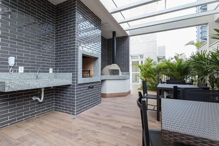 Studio à venda com 27m², 1 quarto e sem vaga Studio à venda com 27m², 1 quarto e sem vagaÁrea comum - Churrasqueira