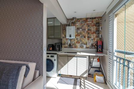 Varanda da Sala de apartamento à venda com 3 quartos, 66m² em Vila Santa Maria, São Paulo