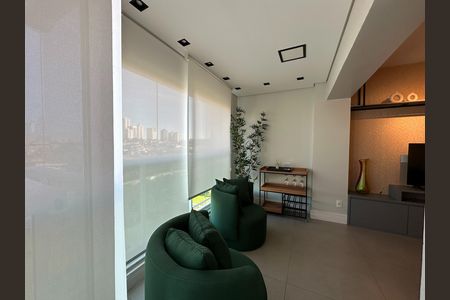 Varanda da Sala de apartamento para alugar com 2 quartos, 76m² em Vila Ema, São José dos Campos