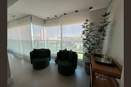Varanda da Sala de apartamento para alugar com 2 quartos, 76m² em Vila Ema, São José dos Campos