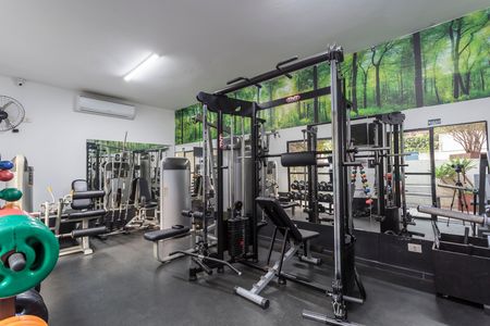 Apartamento à venda com 53m², 1 quarto e 1 vaga Apartamento à venda com 53m², 1 quarto e 1 vagaÁrea comum - Academia