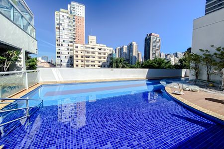 Apartamento para alugar com 35m², 1 quarto e 1 vaga Apartamento para alugar com 35m², 1 quarto e 1 vagaÁrea comum - Piscina