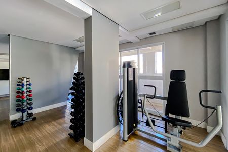 Apartamento para alugar com 35m², 1 quarto e 1 vaga Apartamento para alugar com 35m², 1 quarto e 1 vagaÁrea comum - Academia