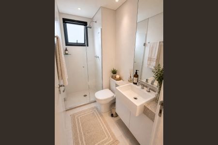 Banheiro de apartamento para alugar com 2 quartos, 58m² em Cambuci, São Paulo