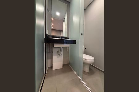 Banheiro da Suíte de apartamento para alugar com 1 quarto, 43m² em Vila Olímpia, São Paulo