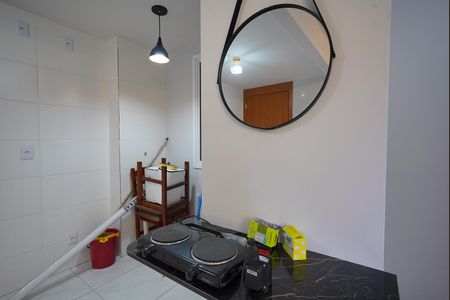 Cozinha de apartamento para alugar com 1 quarto, 30m² em Hípica, Porto Alegre
