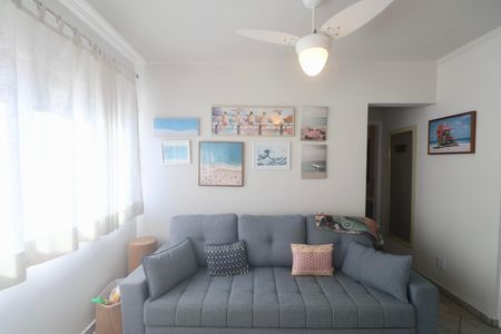 Sala de apartamento para alugar com 2 quartos, 70m² em Balneario Cidade Atlantica, Guarujá