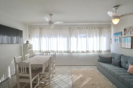 Sala de apartamento para alugar com 2 quartos, 70m² em Balneario Cidade Atlantica, Guarujá