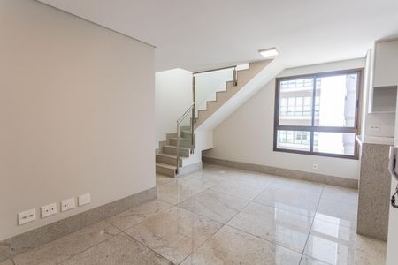 Sala 1 de apartamento para alugar com 2 quartos, 125m² em Carmo, Belo Horizonte