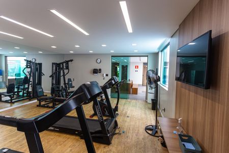 Apartamento para alugar com 125m², 2 quartos e 3 vagas Apartamento para alugar com 125m², 2 quartos e 3 vagasÁrea comum - Academia