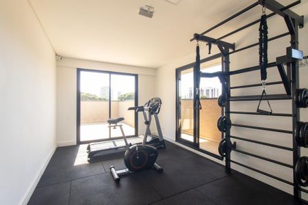 Apartamento para alugar com 28m², 1 quarto e 1 vaga Apartamento para alugar com 28m², 1 quarto e 1 vagaAcademia