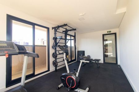 Apartamento para alugar com 28m², 1 quarto e 1 vaga Apartamento para alugar com 28m², 1 quarto e 1 vagaAcademia