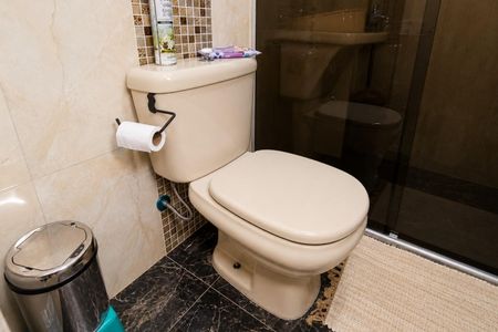 Banheiro de apartamento para alugar com 1 quarto, 48m² em Bela Vista, São Paulo