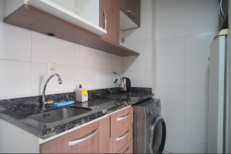 Cozinha de kitnet/studio para alugar com 1 quarto, 35m² em Centro, São Leopoldo