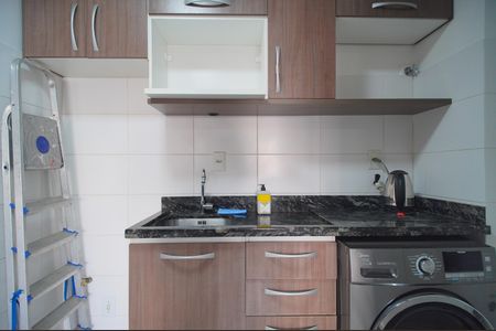 Cozinha de kitnet/studio para alugar com 1 quarto, 35m² em Centro, São Leopoldo