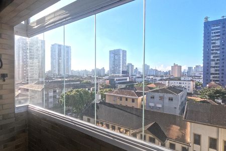 Varanda da Sala de apartamento para alugar com 3 quartos, 100m² em Embaré, Santos