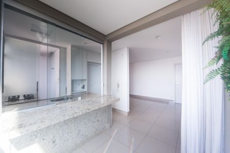 Varanda da Sala de apartamento para alugar com 1 quarto, 51m² em Vila Castela, Nova Lima