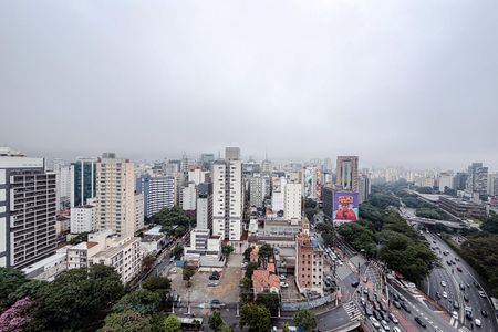 Vista da Varanda de kitnet/studio para alugar com 1 quarto, 23m² em Paraíso, São Paulo