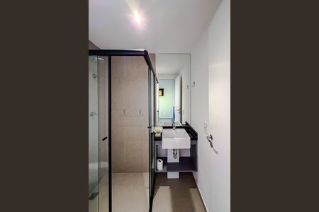 Studio para alugar com 23m², 1 quarto e sem vaga Studio para alugar com 23m², 1 quarto e sem vagaBanheiro