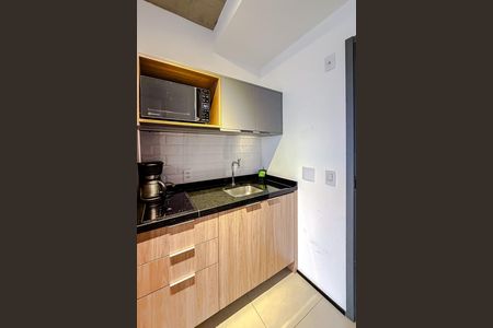 Studio para alugar com 23m², 1 quarto e sem vaga Studio para alugar com 23m², 1 quarto e sem vagaCozinha