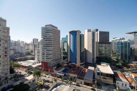 Vista da Suíte de apartamento para alugar com 1 quarto, 25m² em Pinheiros, São Paulo