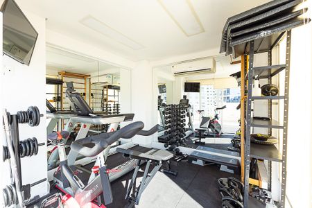 Apartamento para alugar com 45m², 1 quarto e 1 vaga Apartamento para alugar com 45m², 1 quarto e 1 vagaÁrea comum - Academia