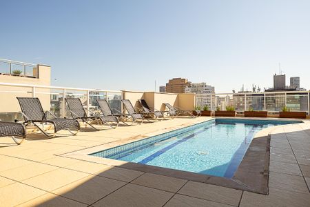 Apartamento para alugar com 45m², 1 quarto e 1 vaga Apartamento para alugar com 45m², 1 quarto e 1 vagaÁrea comum - Piscina