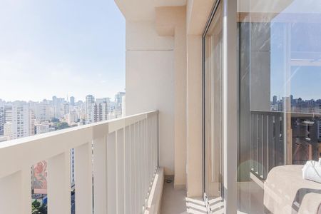 Studio para alugar com 30m², 1 quarto e sem vagaVaranda