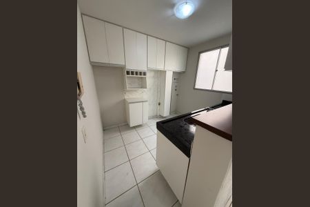 Cozinha de apartamento para alugar com 2 quartos, 44m² em Jaraguá, Uberlândia