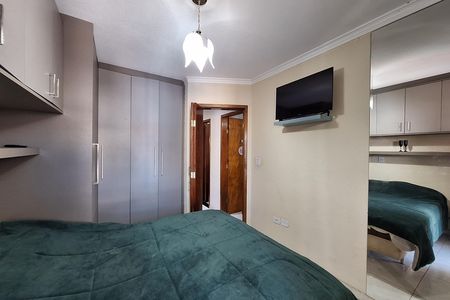 Suíte de apartamento à venda com 2 quartos, 54m² em Parque Novo Oratório, Santo André