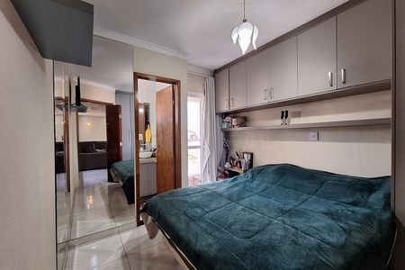Suíte de apartamento à venda com 2 quartos, 54m² em Parque Novo Oratório, Santo André