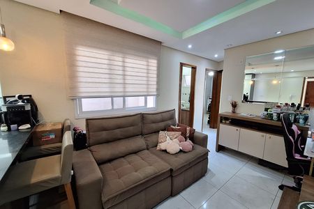 Sala de apartamento à venda com 2 quartos, 54m² em Parque Novo Oratório, Santo André