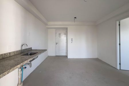 Sala e cozinha de apartamento à venda com 1 quarto, 35m² em Ipiranga, São Paulo