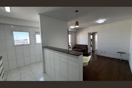 Sala - Sala de Jantar  de apartamento para alugar com 2 quartos, 67m² em Vila Valparaíso, Santo André