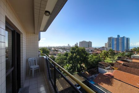Sacada  de apartamento para alugar com 2 quartos, 72m² em Maracanã, Praia Grande