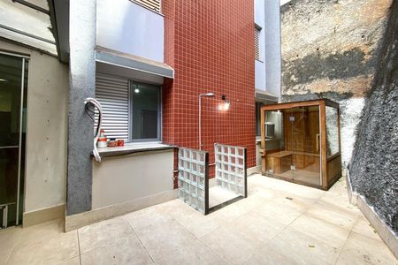 Varanda de apartamento à venda com 2 quartos, 136m² em Sion, Belo Horizonte