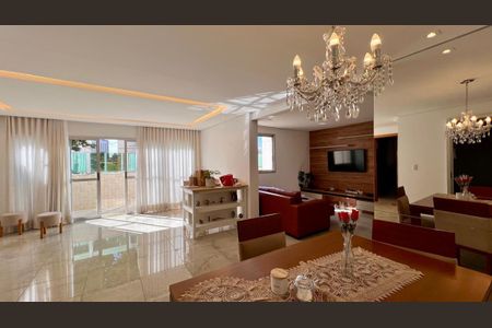 Sala de apartamento à venda com 4 quartos, 293m² em Santo Antônio, Belo Horizonte