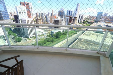Vista da Sacada de apartamento para alugar com 1 quarto, 46m² em Caminho das Árvores, Salvador