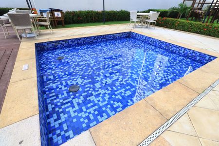 Área comum - Piscina de apartamento para alugar com 1 quarto, 46m² em Caminho das Árvores, Salvador