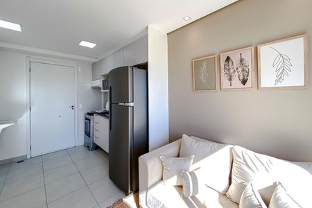 Sala de apartamento à venda com 1 quarto, 27m² em Várzea da Barra Funda, São Paulo