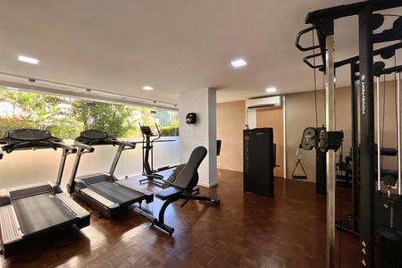 Área comum - Academia de apartamento à venda com 4 quartos, 124m² em Jardim Botânico, Rio de Janeiro