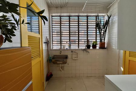 Área de Serviço de apartamento à venda com 4 quartos, 124m² em Jardim Botânico, Rio de Janeiro