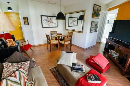 Sala de apartamento à venda com 2 quartos, 80m² em Vila Andrade, São Paulo