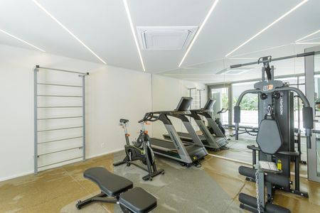 Studio para alugar com 50m², 1 quarto e sem vaga Studio para alugar com 50m², 1 quarto e sem vagaÁrea comum - Academia