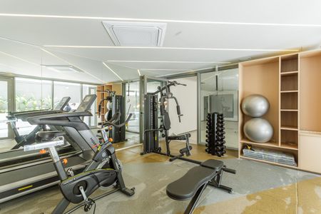 Studio para alugar com 50m², 1 quarto e sem vaga Studio para alugar com 50m², 1 quarto e sem vagaÁrea comum - Academia