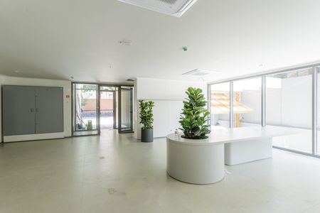 Studio para alugar com 50m², 1 quarto e sem vaga Studio para alugar com 50m², 1 quarto e sem vagaHall social