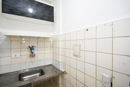 cozinha de kitnet/studio à venda com 1 quarto, 27m² em Pinheiros, São Paulo