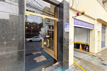 Studio à venda com 27m², 1 quarto e sem vagafachada do predio